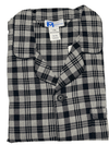 Black Grey Plaid Cotton Pyjamas 99981-099 Black Grey