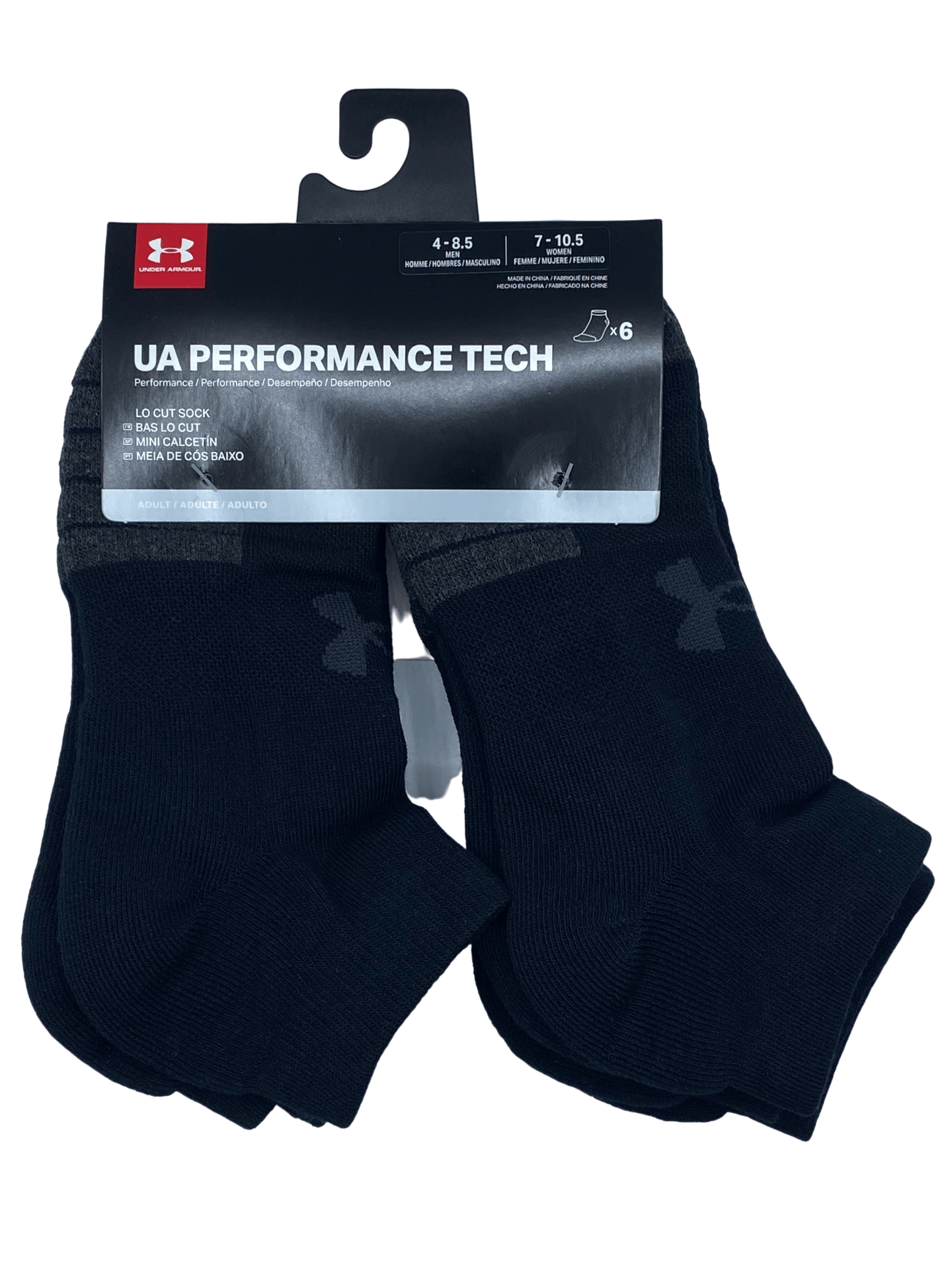 Under armour charged cotton low cut socks sales