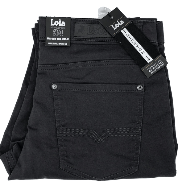 Lois Brad Slim Casual Pant 1136-6240-97 Charcoal