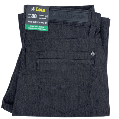 Lois Casual Summer Pant Charcoal - 1136-7767-97
