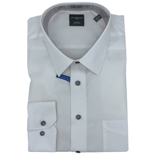 Leo Chevalier 100% Cotton Dress Shirt - 225121 - Assorted Colours