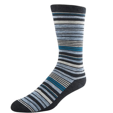 McGregor Cotton Cushion Sole Striped Socks - Dark Denim Heather - MGM201CC52002