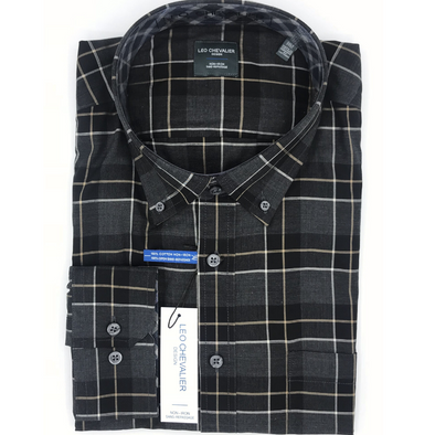 Leo Chevalier Long Sleeve Non-Iron Sport Shirt - 521486 0998
