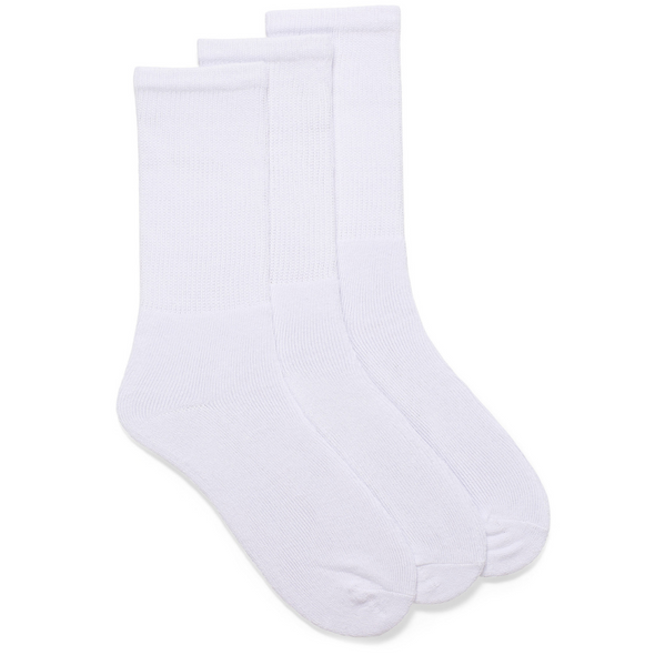 Mcgregor Feel Good Non-Binding Socks - MGM201DR43001 White 3pak