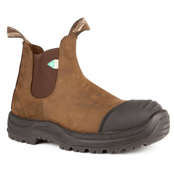 Blundstone 169 - Work & Safety Rubber Toe Cap - Saddle Brown