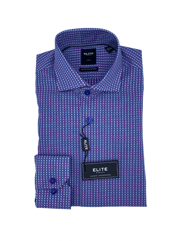Serica Elite Spread Collar 100% Cotton Dress Shirt - E - 1957012-42