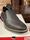 Rieker Perforated Black Slip On Dress Shoe - 13571 - 00