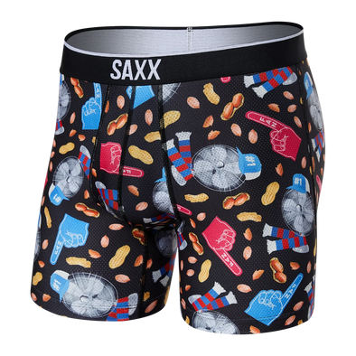 SAXX Volt Boxer Brief Sports Fan - Black SXBB29 - SFB