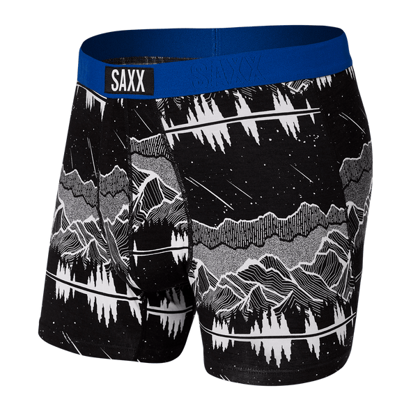 SAXX Underwear Vibe Super Soft / Blue Spacedye Heather