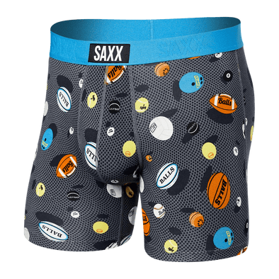 SAXX Vibe Super Soft Boxer Brief - SXBM35 WBA - Balls To The Walls Black