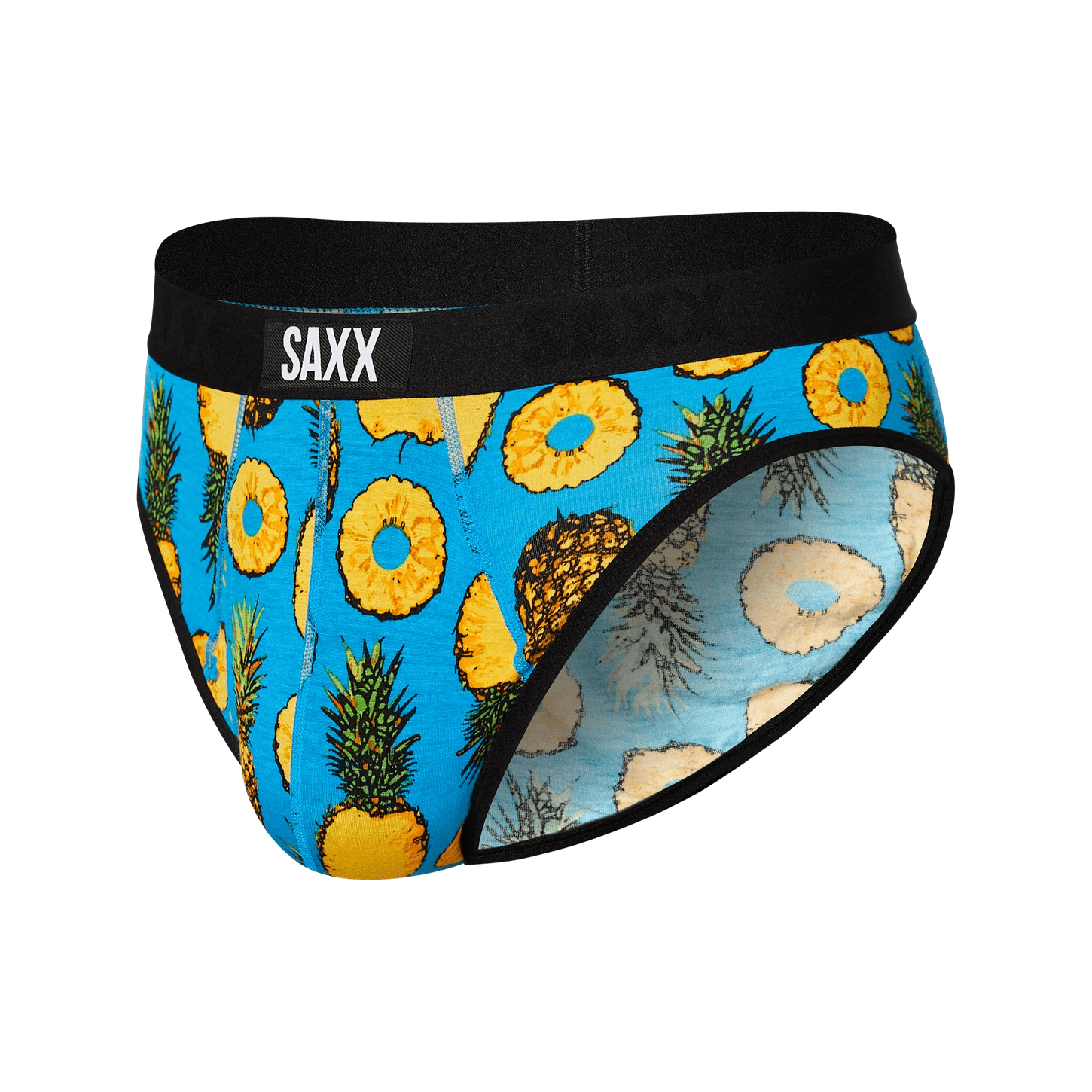 SAXX Ultra Brief Pineapple Polka Blue SXBR30F PPB1